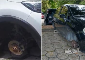 Furtos de pneus em estacionamentos de Manaus geram revolta