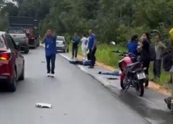 Eles foram levados para uma unidade hospitalar de Manaus (Fotos: Reprodução/ redes sociais)