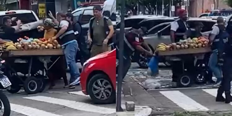 Os registros foram realizados na tarde desta quinta-feira, 13/2 (Fotos: Reprodução/ redes sociais)