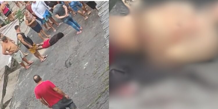 Homem é executado com vários tiros na zona Norte de Manaus (Fotos: Reprodução/ redes sociais)