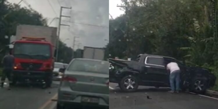 Acidente estrada do aeroporto