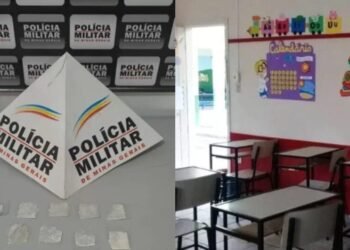 Criança leva cocaína para a escola e colegas são hospitalizados