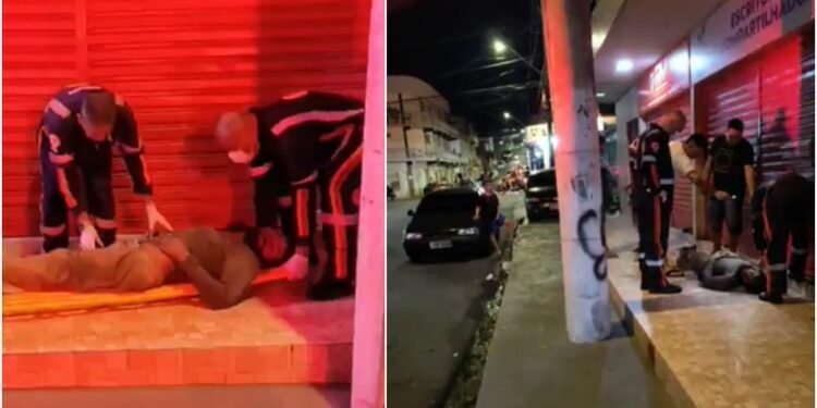 Homem é espancado e jogado em calçada no bairro Alvorada