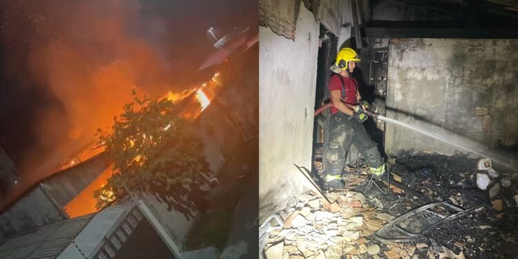 Incêndio rua Catulo