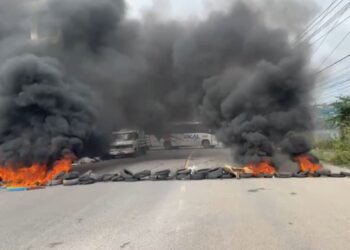 Manifestação na zona Leste