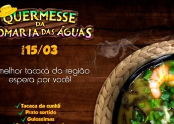 A quermesse inicia as movimentações para Romaria das Águas (Arte: Divulgação)