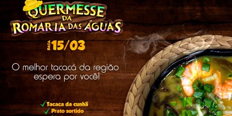 A quermesse inicia as movimentações para Romaria das Águas (Arte: Divulgação)