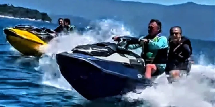 Malafaia discute com senador após passeio de jetski com Bolsonaro no carnaval