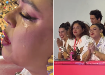 Preta Gil chora em camarote da família no carnaval de Salvador: 'Só Deus sabe como lutei'