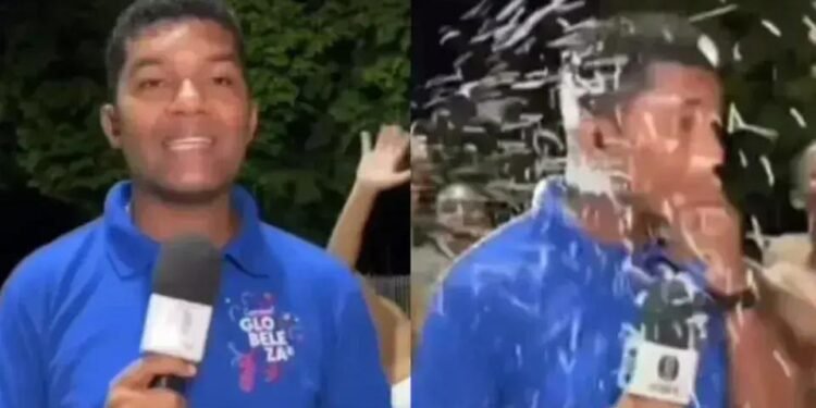 Repórter tem celular furtado por foliões durante Carnaval no Rio