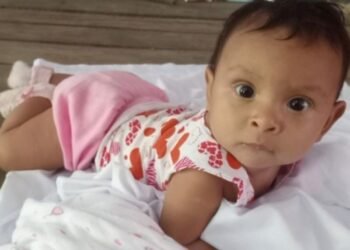 Bebê desaparecida após cair no Rio Solimões