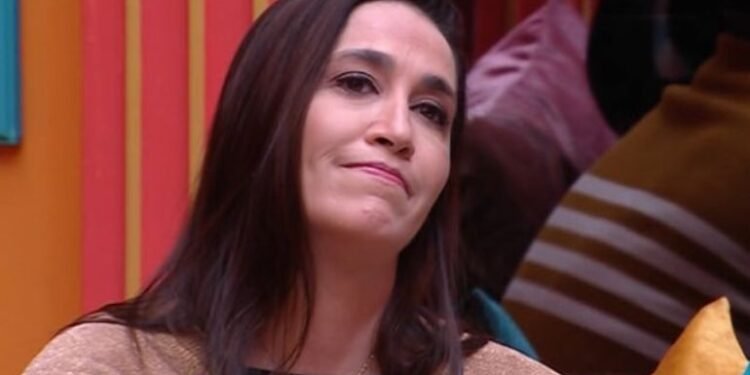 Daniele Hypolito é eliminada do BBB 25 (Foto: Reprodução/TV Globo)