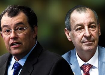 Eduardo Braga (MDB) e Omar Aziz (PSD)