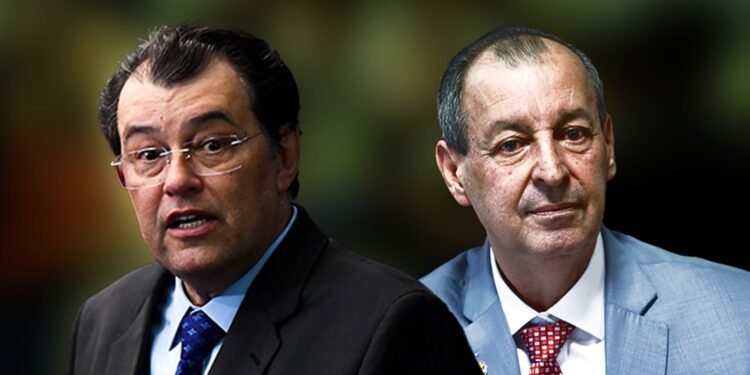 Eduardo Braga (MDB) e Omar Aziz (PSD)