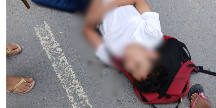 Estudante é atropelado perto de escola no bairro Cidade Nova