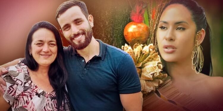 Matteus Amaral, sua mãe Luciane Amaral, e Isabelle Nogueira (Arte: Abraão Torres/Rios de Notícias)