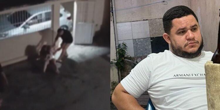 Homem que agrediu a companheira com bebê de colo