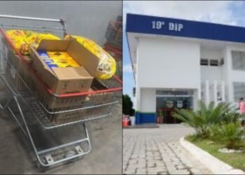Mulher furta alimentos de supermercado na zona Oeste de Manaus