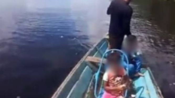 Vídeo família encontra corpo em rio durante pesca no Amazonas