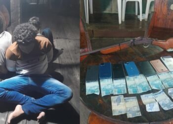 Assalto termina com um dos suspeitos morto a tiros e três presos na zona rural de Iranduba