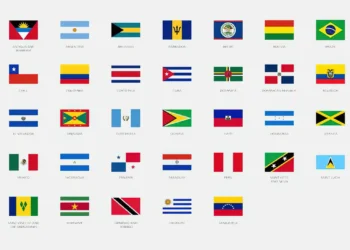 Países que participam da Selac (Arte: Shaadjutt/FREEPIK)