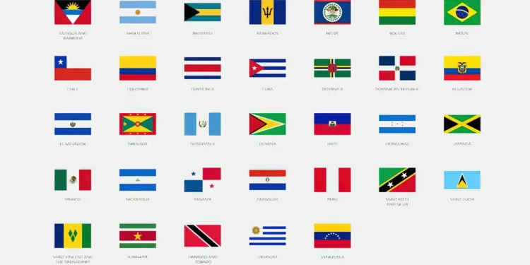 Países que participam da Selac (Arte: Shaadjutt/FREEPIK)