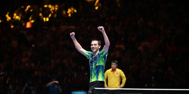 Hugo Calderano vence chinês nº 1 e leva título inédito na Copa do Mundo do tênis de mesa