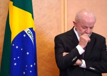 Presidente Lula ao lado da bandeira do Brasil (Foto: Divulgação/PR)