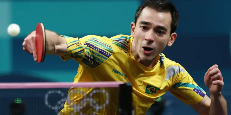 Hugo Calderano faz história e vai à final da Copa do Mundo de Tênis de Mesa