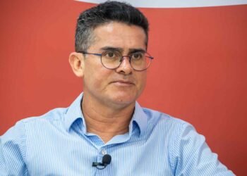Prefeito de Manaus, David Almeida, do Avante (Foto: João Dejacy/Rios de Notícias)