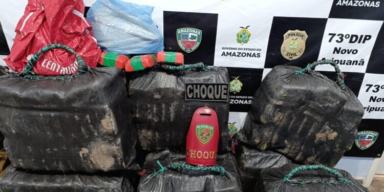 Homens que transportavam drogas em avião são presos no Amazonas