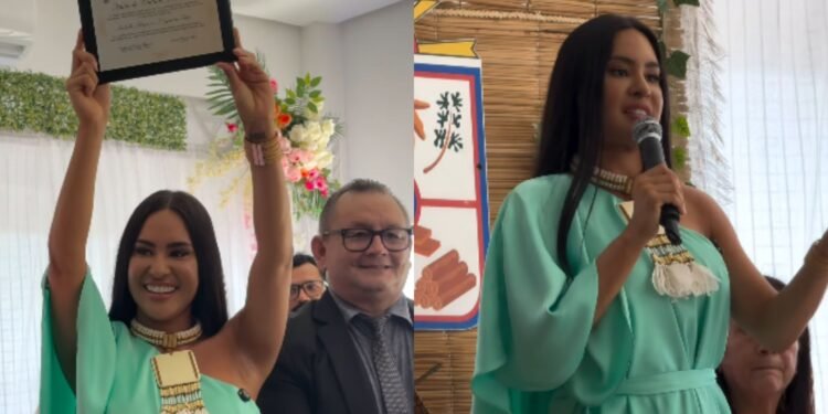 Isabelle Nogueira recebe título de cidadã Jurutiense
