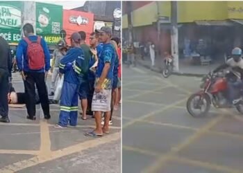 Motociclista é atingido por 'amarelinho' na Grande Circular