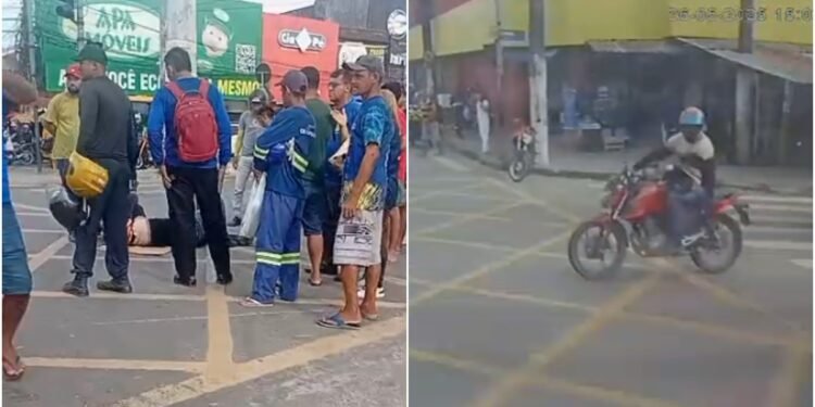 Motociclista é atingido por 'amarelinho' na Grande Circular