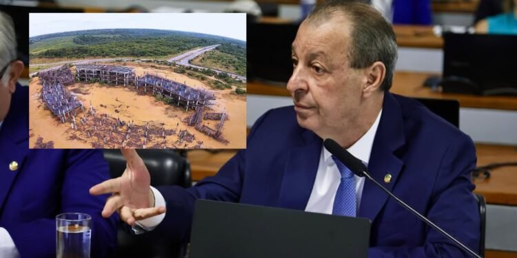 Obra abandonada da Cidade Universitária volta ao discurso de Omar Aziz na pré-campanha