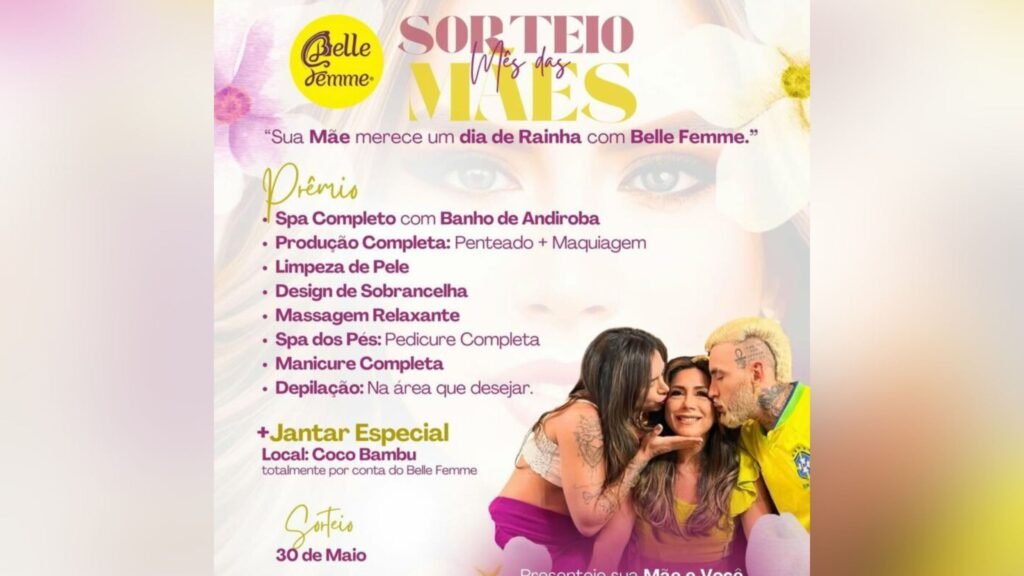 Salão ‘Belle Femme’ apaga post