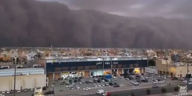 Tempestade de areia