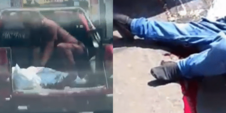 Vídeos: idoso fica ferido após ser atropelado por caminhão no Amazonas