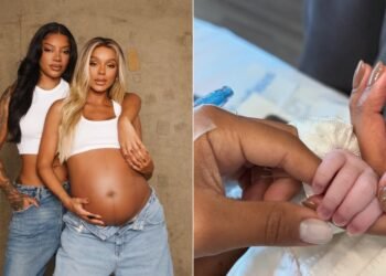 Nasce Zuri, filha de Ludmilla e Brunna Gonçalves