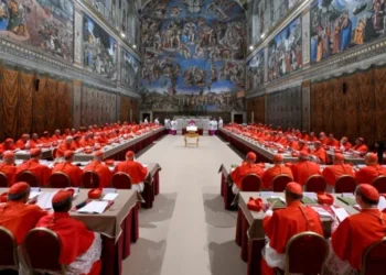 Conclave começou nessa quarta-feira, 8 (Foto: Vatican News)