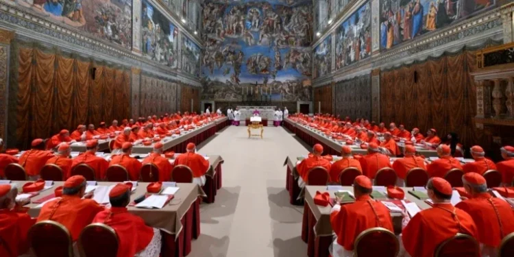 Conclave começou nessa quarta-feira, 8 (Foto: Vatican News)