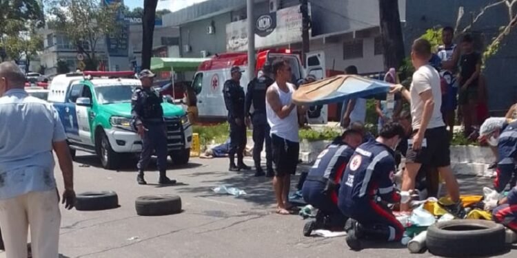 doso morre em acidente de trânsito na Avenida Rodrigo Otávio, no Japiim