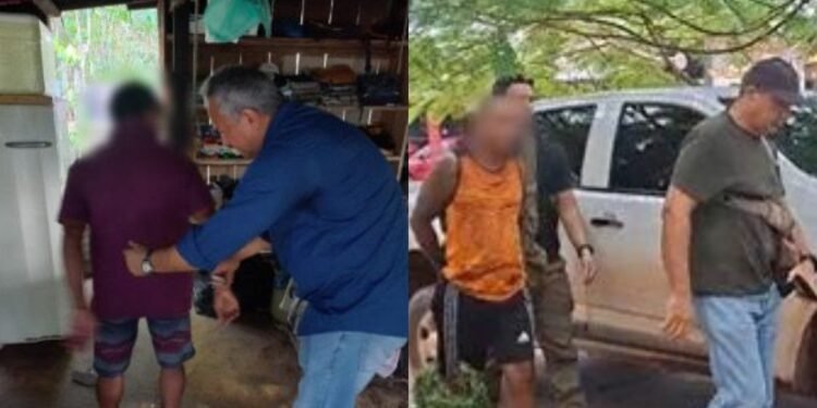 pai e enteado presos