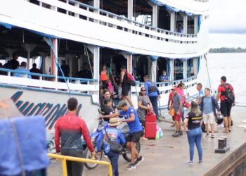 Apenas embarcações com autorização da Marinha poderão operar na rota Manaus–Parintins durante o Festival - (Foto: Raquel Oliveira/Arsepam)