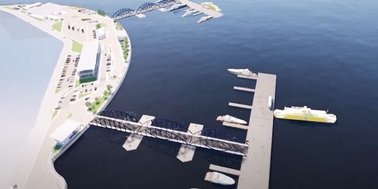 Projeto do novo porto da Manaus Moderna (Foto: Divulgação/Dnit)