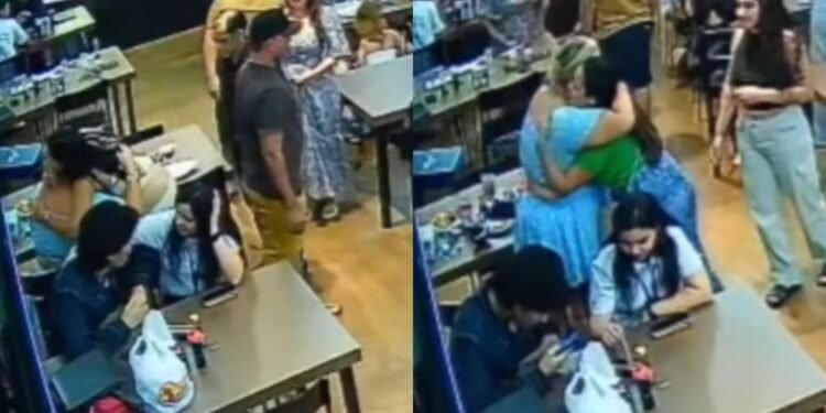 Mulher é surpreendida com parabéns de funcionários e clientes