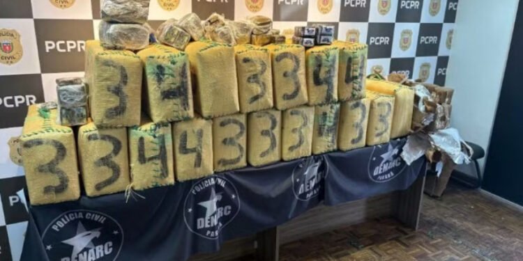 Polícia do Paraná faz a 2ª maior prisão de Haxixe da história do País