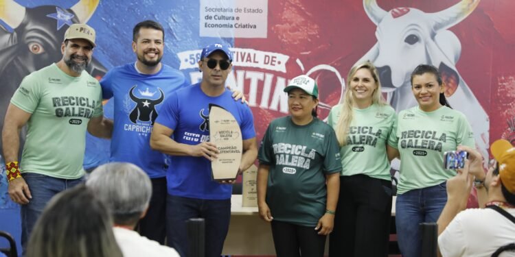 Caprichoso leva título de Campeão Sustentável 2025 com 706,9kg quilos de resíduos reciclados