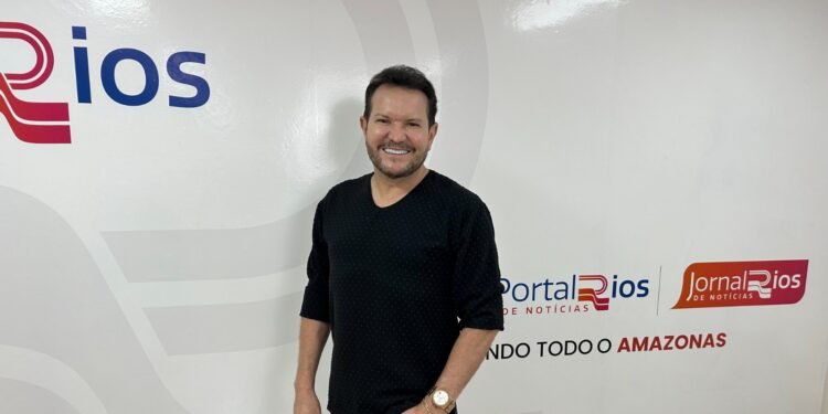 Ximbinha visitou a Rede Rios de Comunicação (Foto: Natanael Maricaua/Rios de Notícias)