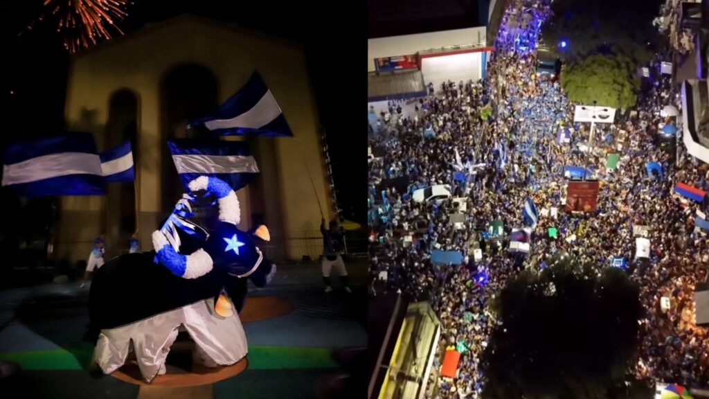Milhares de pessoas compareceram ao Boi de Rua, em Parintins (Fotos: Reprodução/Instagram - @boicaprichoso)